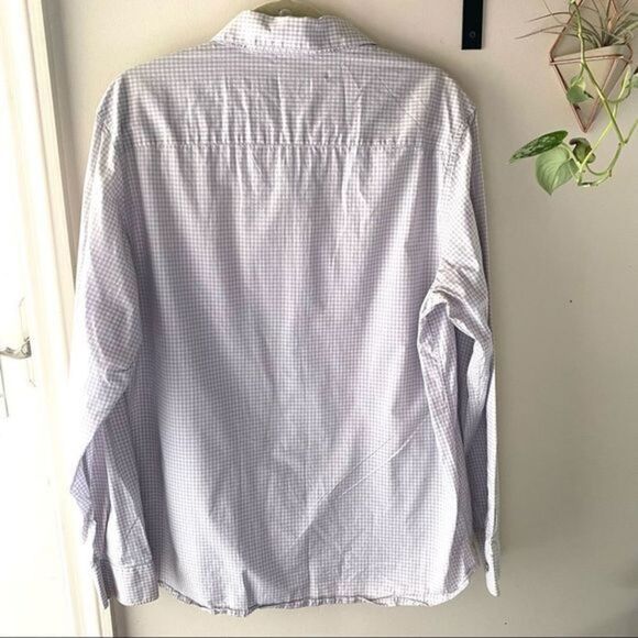 CALVIN KLEIN‎ Checkered Button Down Large - Picture 4 of 4